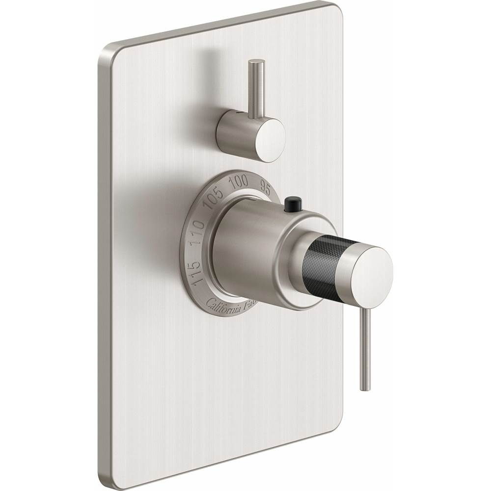 California Faucets Thermostatic Valve Trim Shower Faucet Trims item TO-THC1L-52F-MWHT