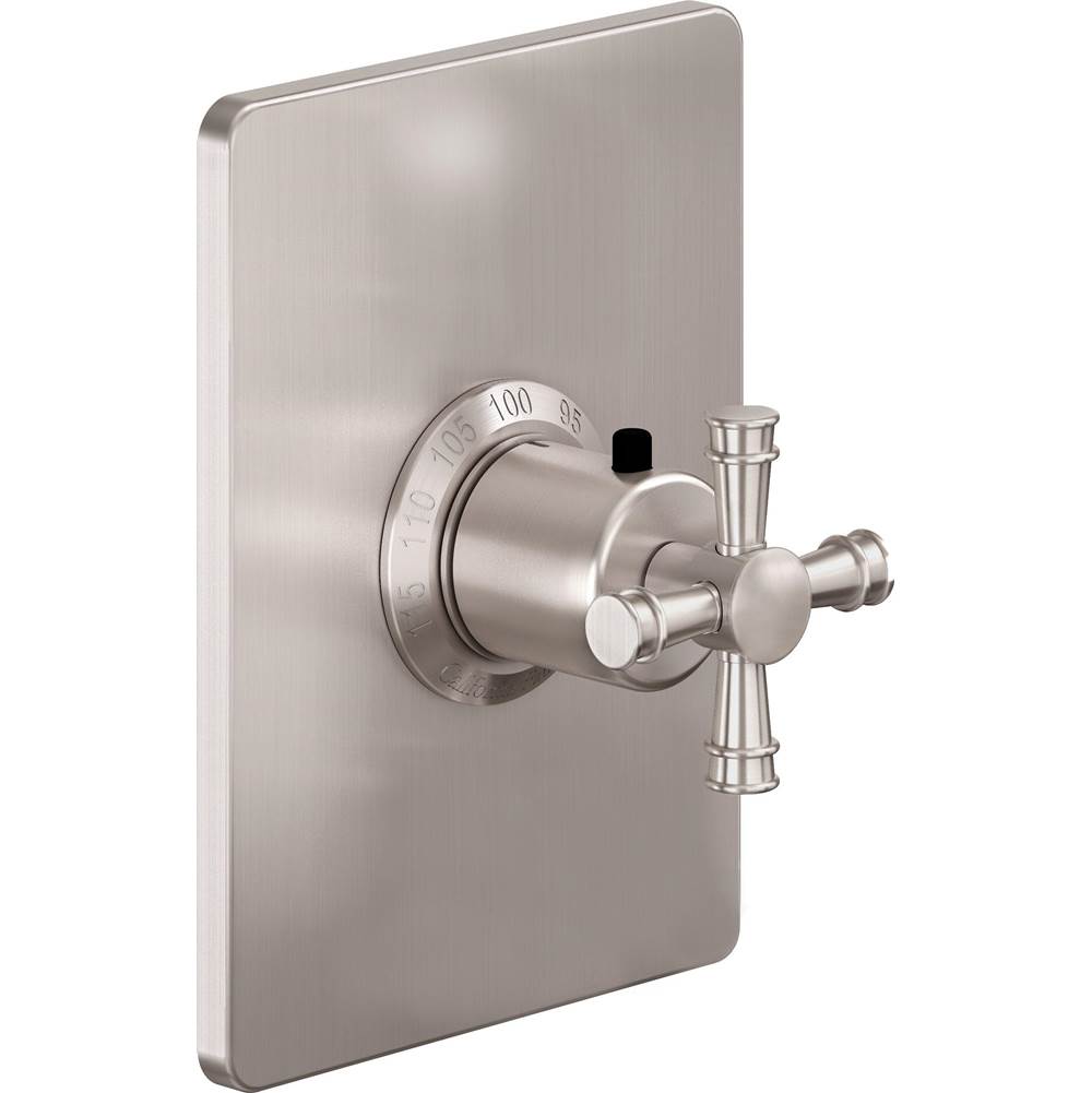 California Faucets Thermostatic Valve Trim Shower Faucet Trims item TO-THCN-C1XS-SB