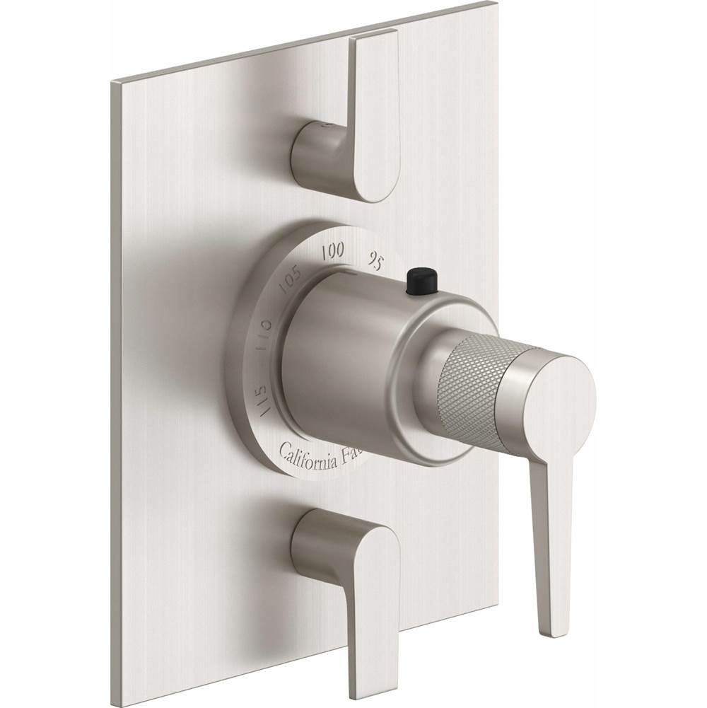 California Faucets Thermostatic Valve Trim Shower Faucet Trims item TO-THF2L-53K-LPG