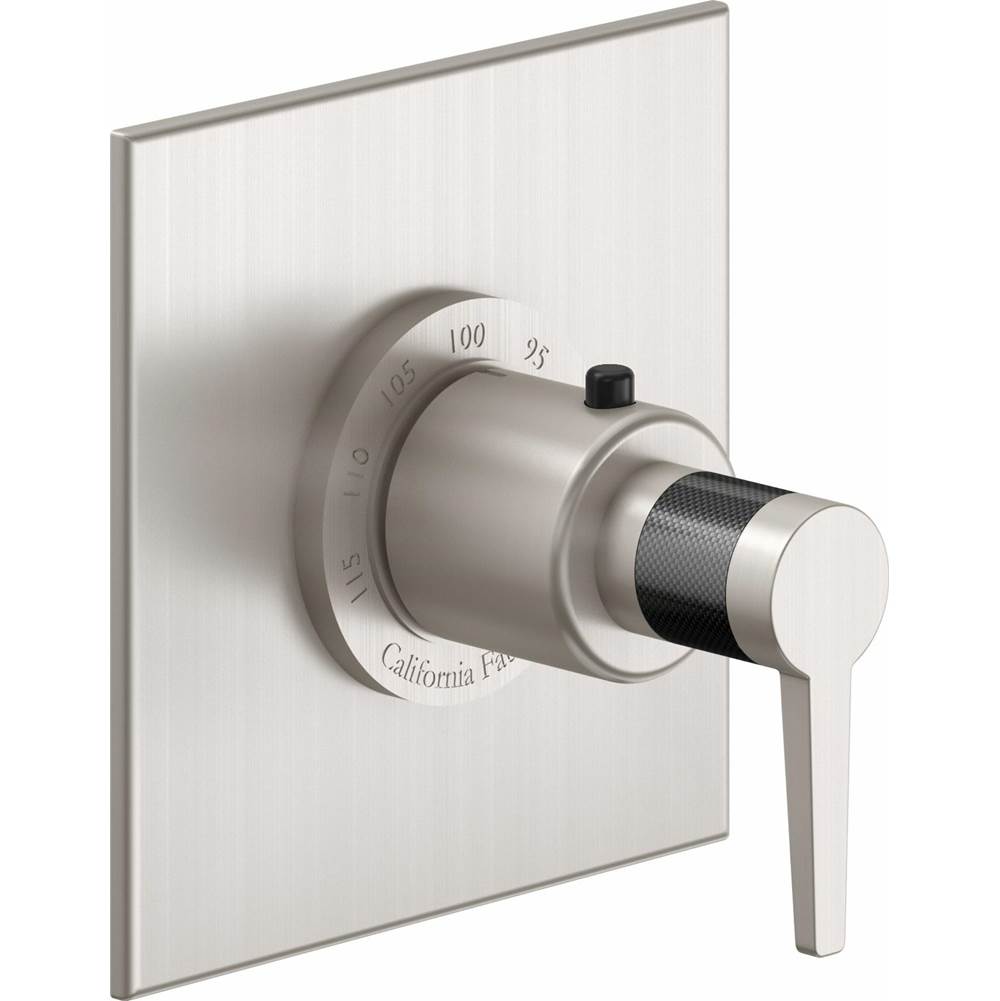California Faucets Thermostatic Valve Trim Shower Faucet Trims item TO-THFN-53F-PBU
