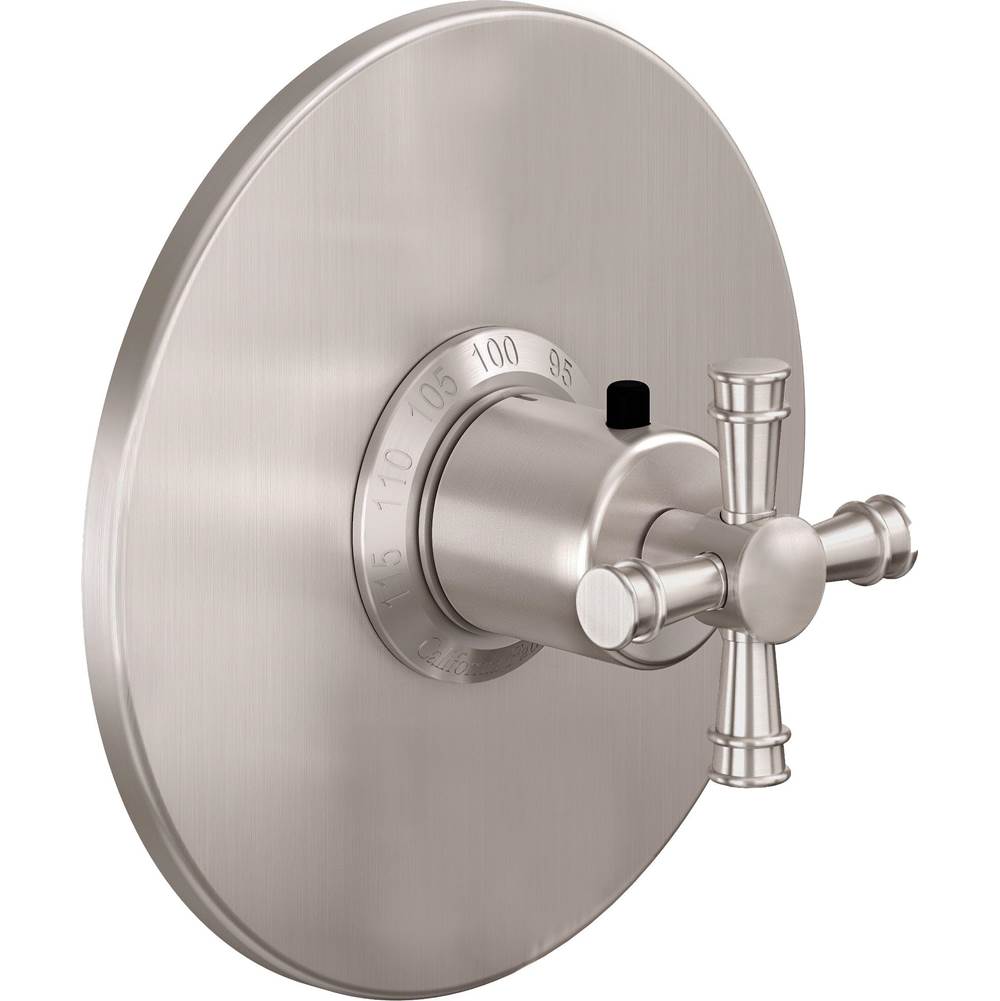 California Faucets Thermostatic Valve Trim Shower Faucet Trims item TO-THN-C1XS-BLKN