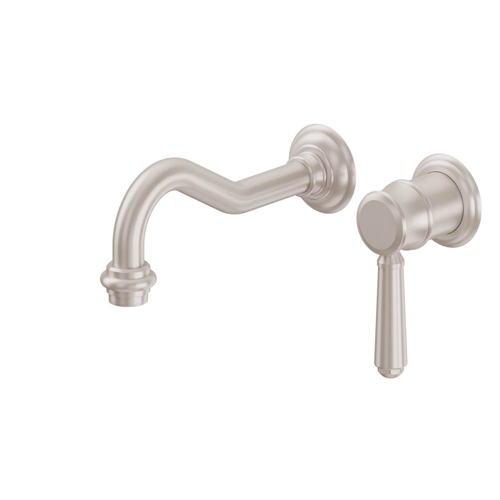 California Faucets Wall Mounted Bathroom Sink Faucets item TO-V3301-7-BNU