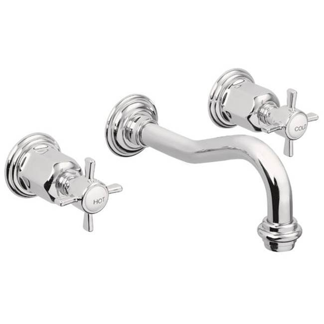 California Faucets Wall Mounted Bathroom Sink Faucets item TO-V3402-7-PBU