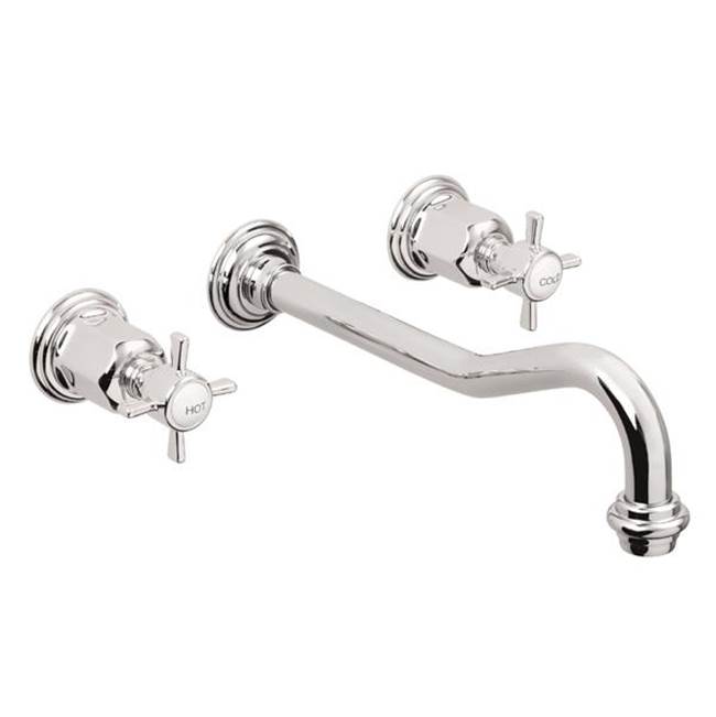 California Faucets Wall Mounted Bathroom Sink Faucets item TO-V3402-9-PB