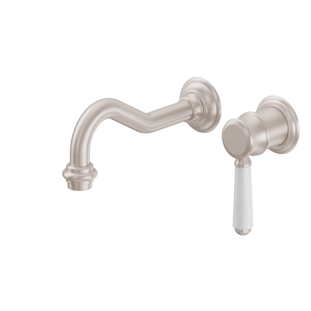 California Faucets Wall Mounted Bathroom Sink Faucets item TO-V3501-7-MBLK