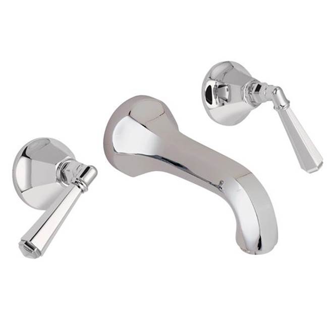 California Faucets Wall Mounted Bathroom Sink Faucets item TO-V4602-7-MWHT
