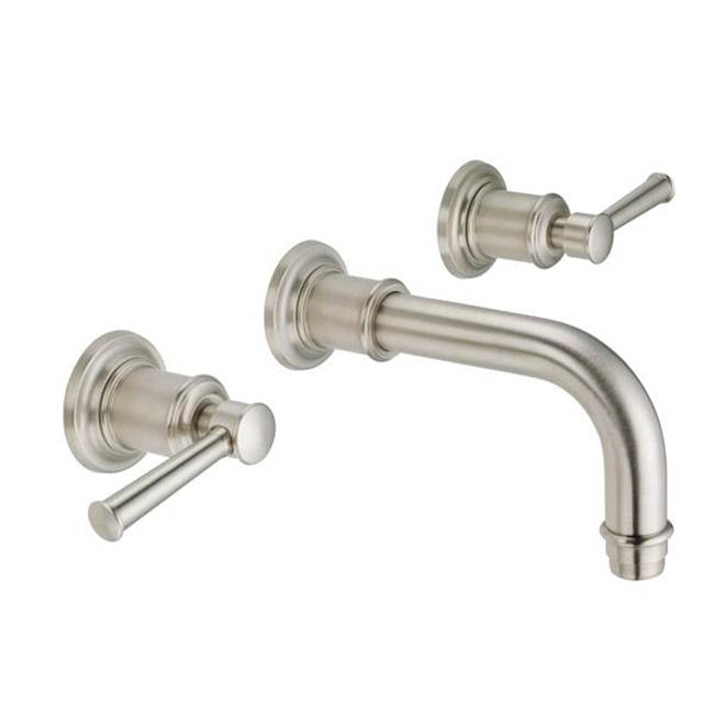 California Faucets Wall Mounted Bathroom Sink Faucets item TO-V4802-7-MWHT