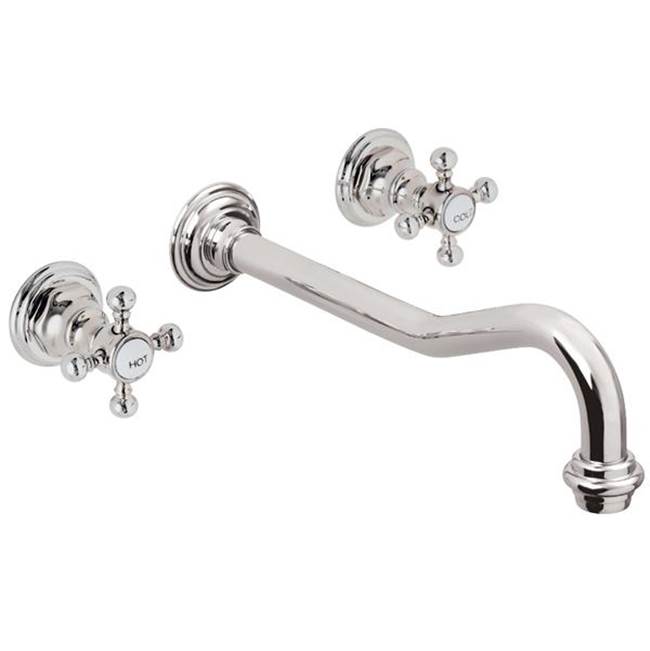 California Faucets Wall Mounted Bathroom Sink Faucets item TO-V6102-9-SN