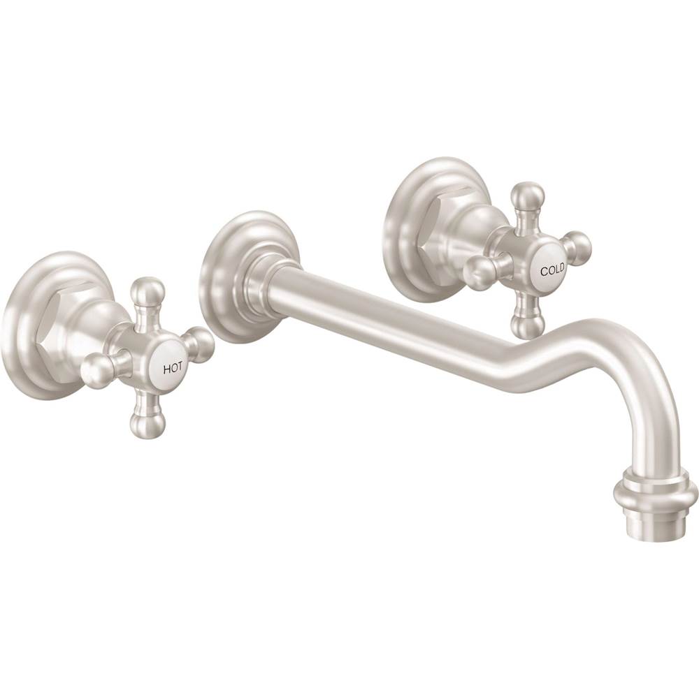 California Faucets Wall Mounted Bathroom Sink Faucets item TO-V6102X-9-BNU