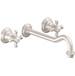 California Faucets - TO-V6102X-9-BNU - Wall Mounted Bathroom Sink Faucets
