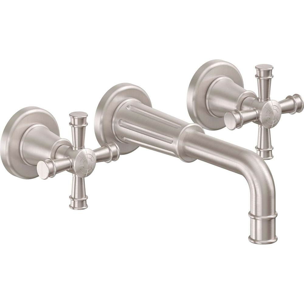 California Faucets Wall Mounted Bathroom Sink Faucets item TO-VC102X-7-BTB