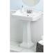 Cheviot Products - 553-WH-8 - Complete Pedestal Bathroom Sinks