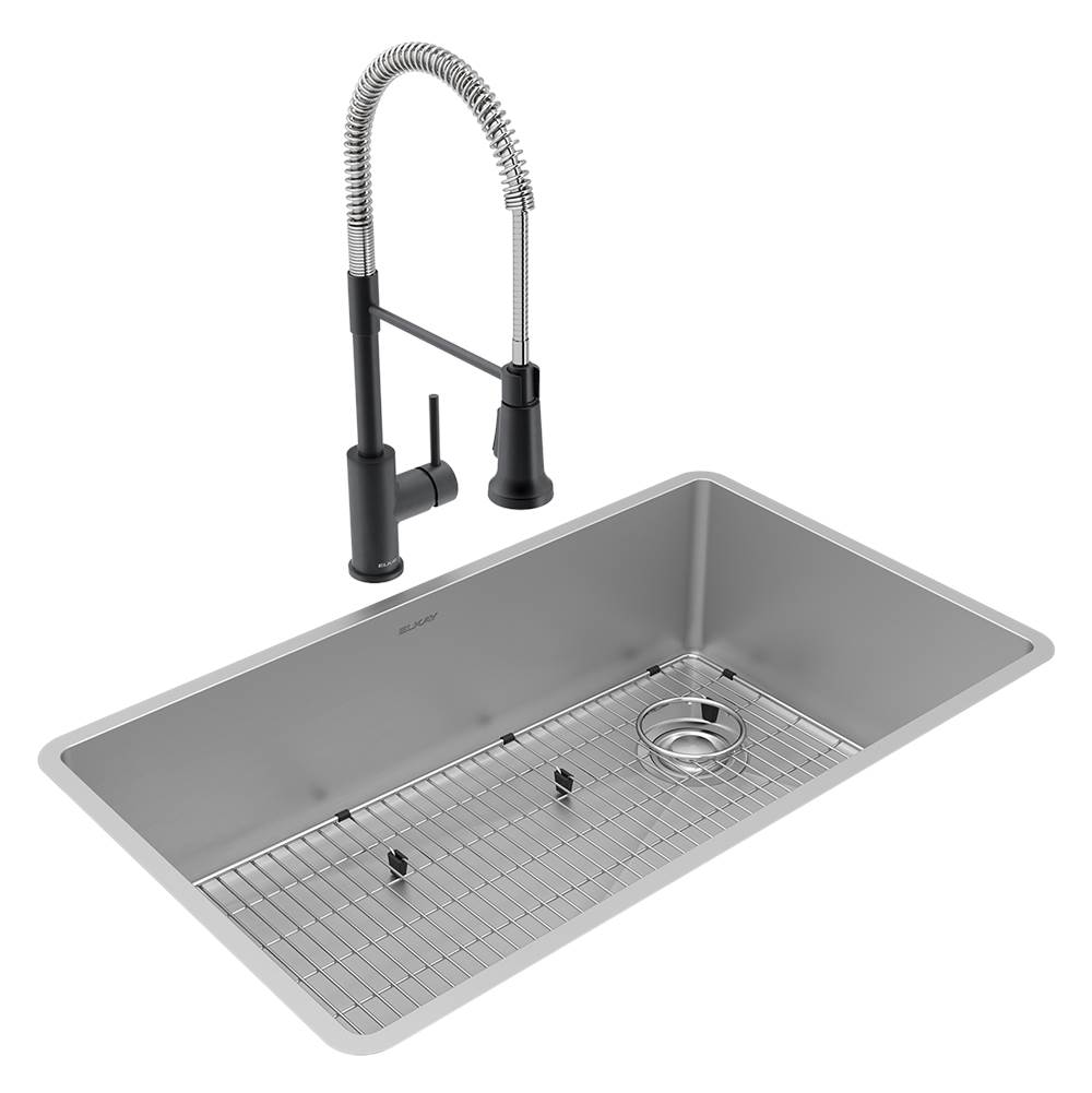 Elkay Undermount Kitchen Sink And Faucet Combos item ECTRU30179RTFBC