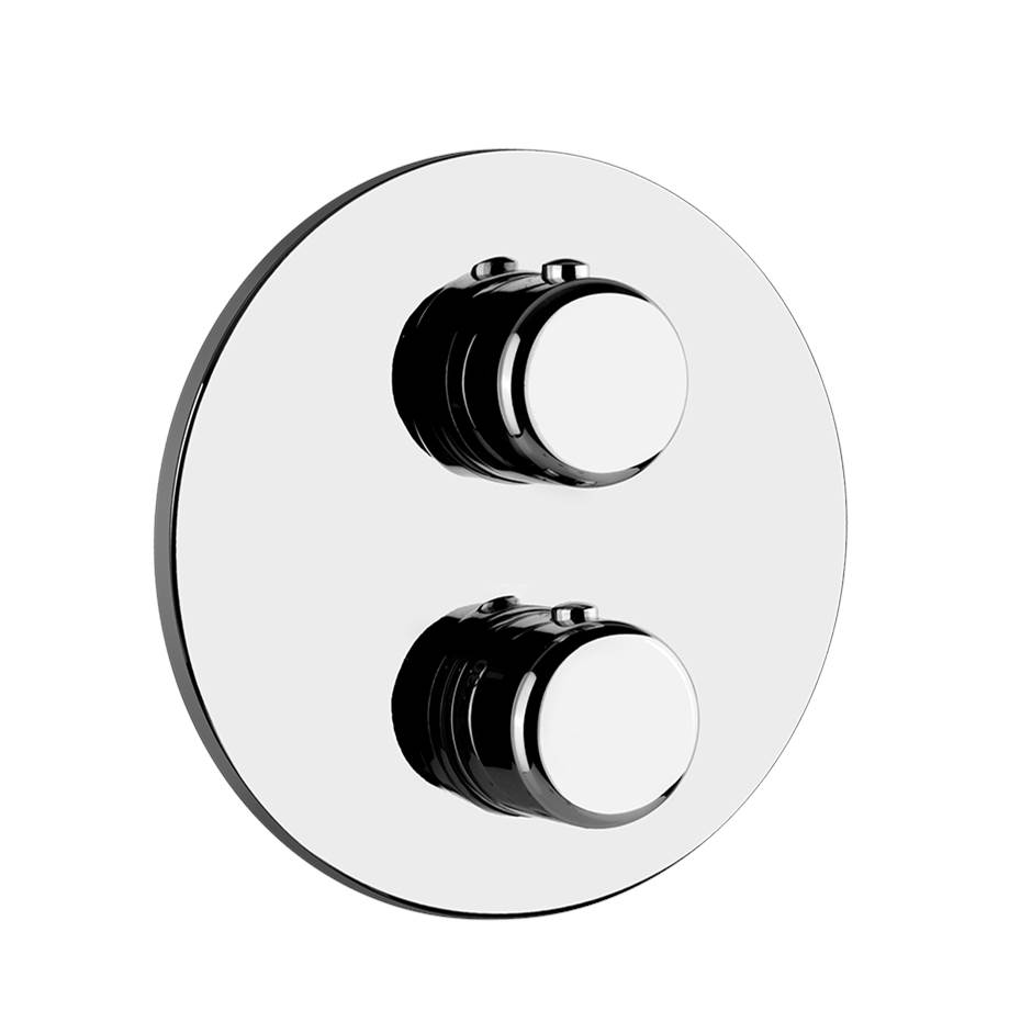 Gessi Thermostatic Valve Trims With Integrated Diverter Shower Faucet Trims item 33842-299