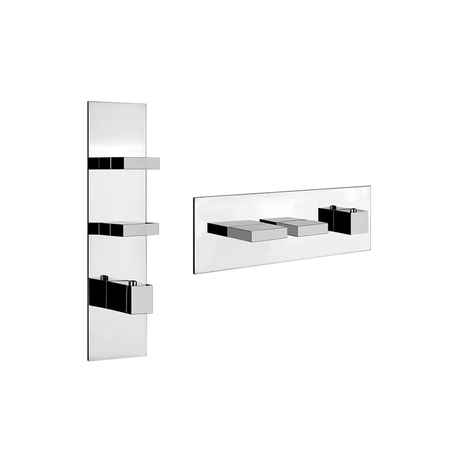 Gessi Thermostatic Valve Trims With Integrated Diverter Shower Faucet Trims item 39712-707
