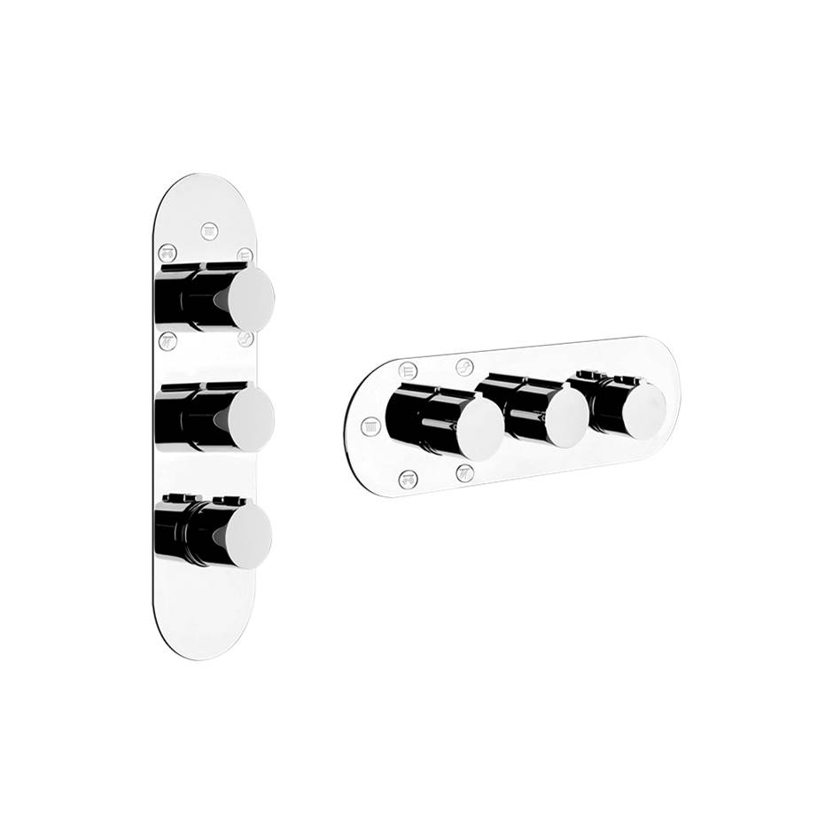 Gessi Thermostatic Valve Trims With Integrated Diverter Shower Faucet Trims item 39750-726