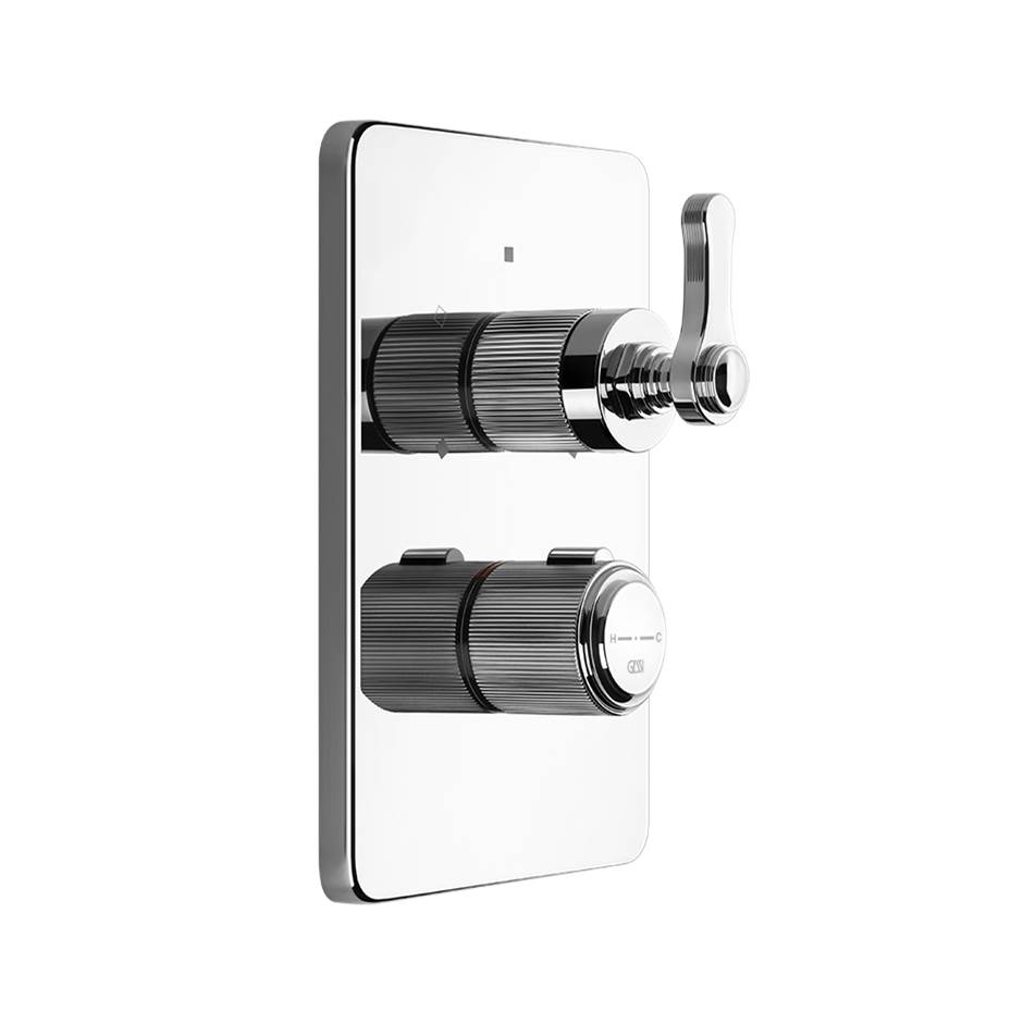 Gessi Thermostatic Valve Trims With Integrated Diverter Shower Faucet Trims item 65135-727