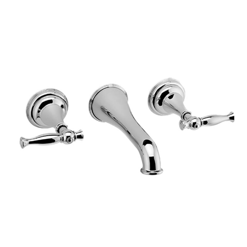 Graff Wall Mounted Bathroom Sink Faucets item G-2430-LM22-PN-T
