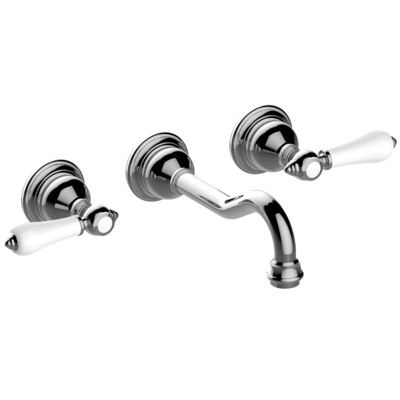 Graff Wall Mounted Bathroom Sink Faucets item G-2530-LC1-PN