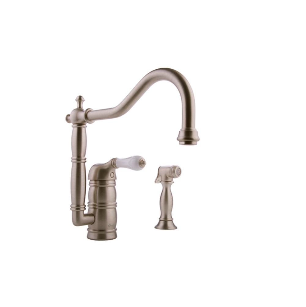 Graff Deck Mount Kitchen Faucets item G-4855-LC3-SN