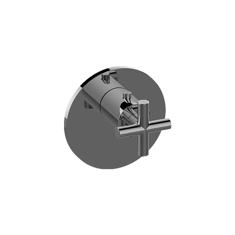 Graff Thermostatic Valve Trim Shower Faucet Trims item G-8037-C17E-BK-T