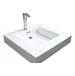 Hydro Systems - BLO2518SSS-WHI - Lavatory Console Bathroom Sinks