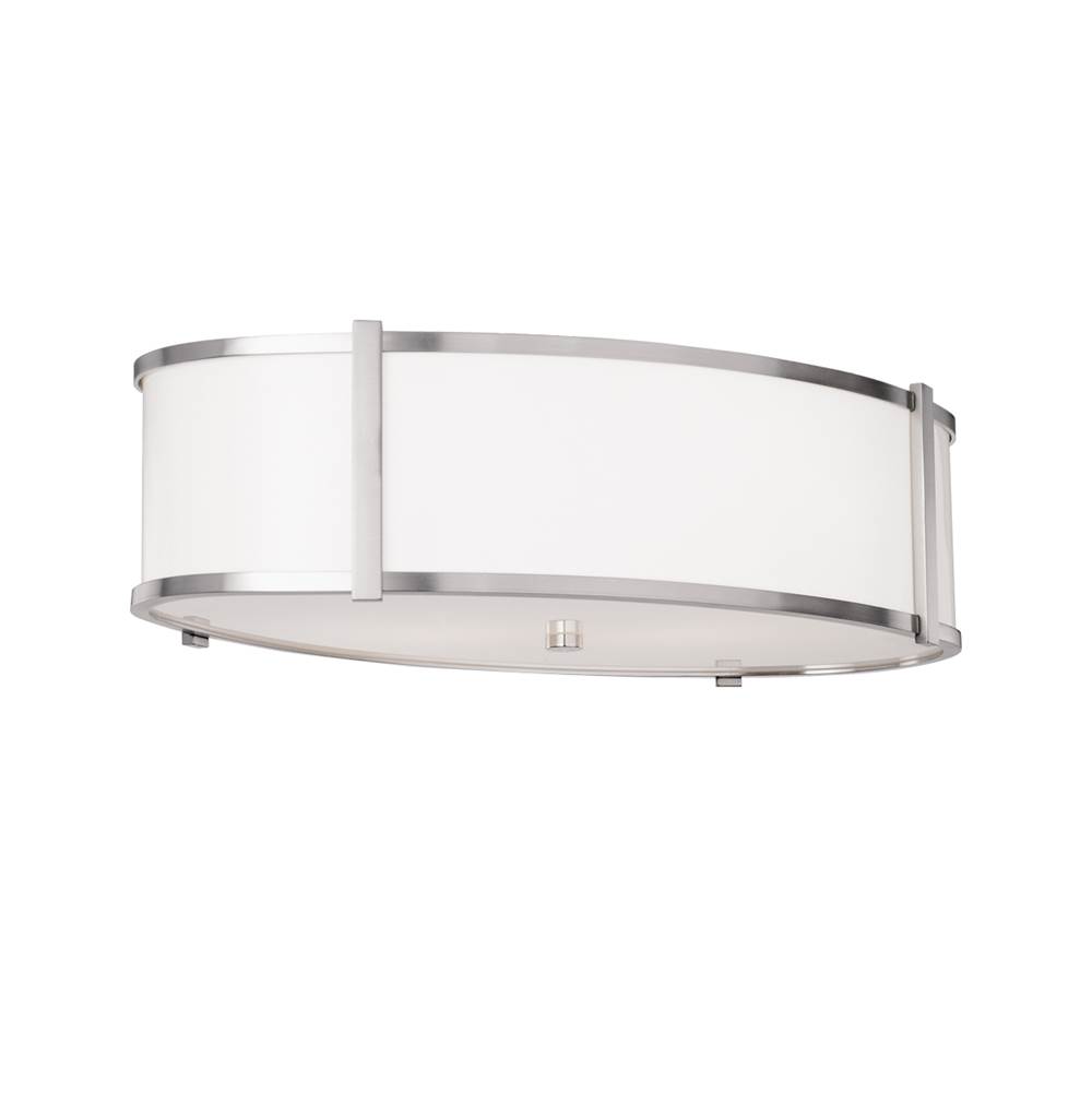 Ilex Flush Ceiling Lights item HOF24-FL-NB-BN-LED