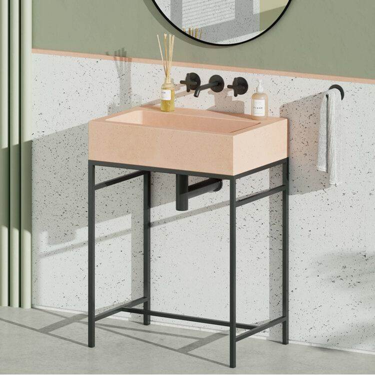 Kast Concrete Basins Dual Mount Bathroom Sinks item J.A1-Sandcastle