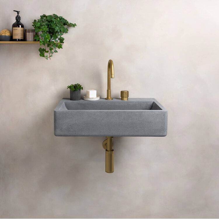 Kast Concrete Basins Dual Mount Bathroom Sinks item N.B1-Iron
