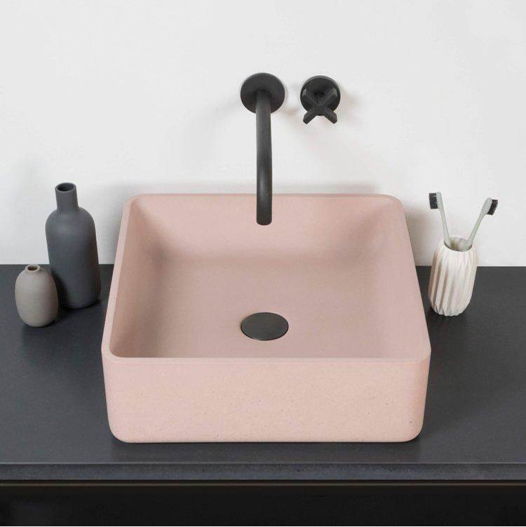 Kast Concrete Basins Floor Standing Bathroom Sinks item AR.A1-Clay