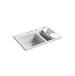 Kohler - 8669-4A2-FF - Drop In Kitchen Sinks