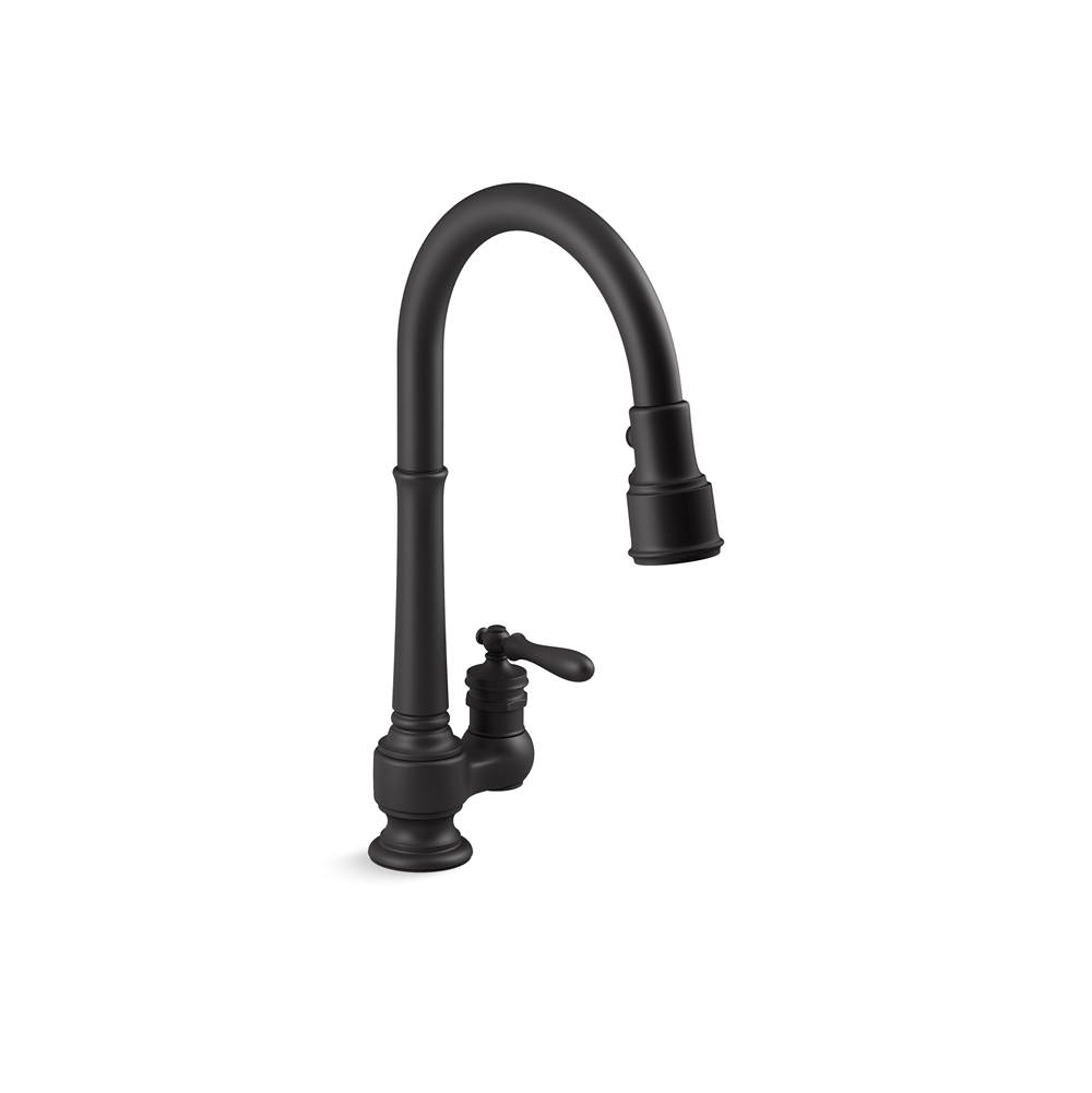 Kohler Pull Down Faucet Kitchen Faucets item 99260-BL