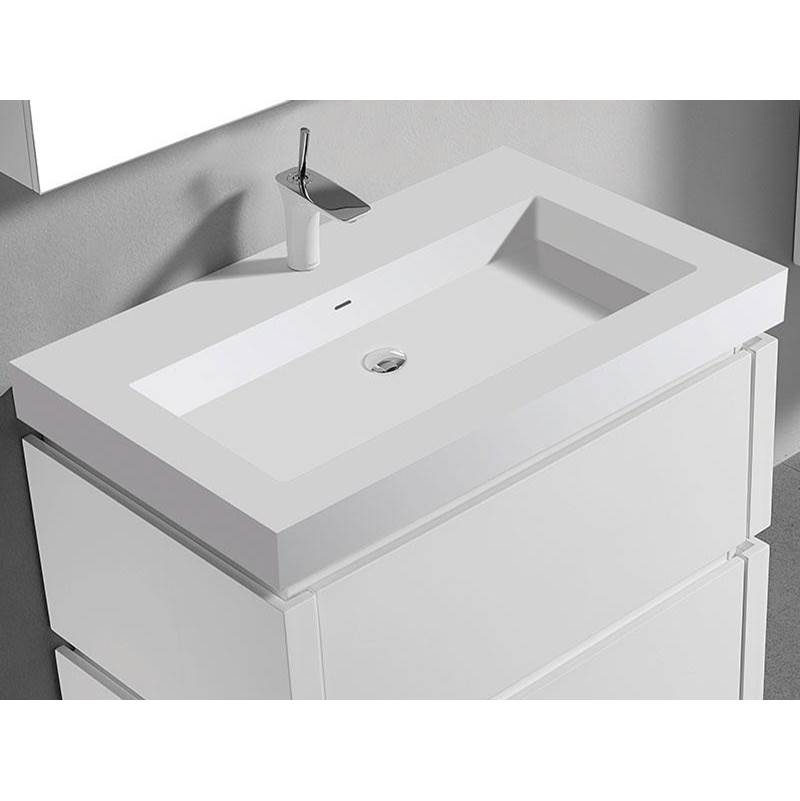 Madeli Farmhouse Bathroom Sinks item XTU2245-36-100-WH