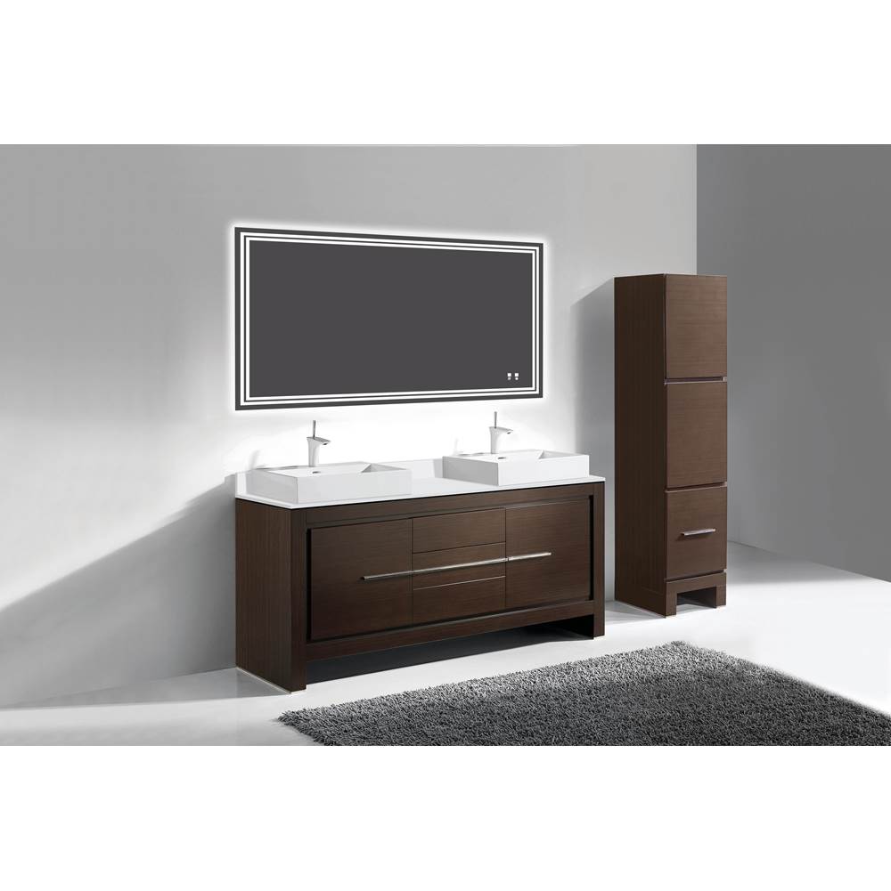Madeli Linen Cabinet Bathroom Furniture item LCVS-181876-L001-WA-SB