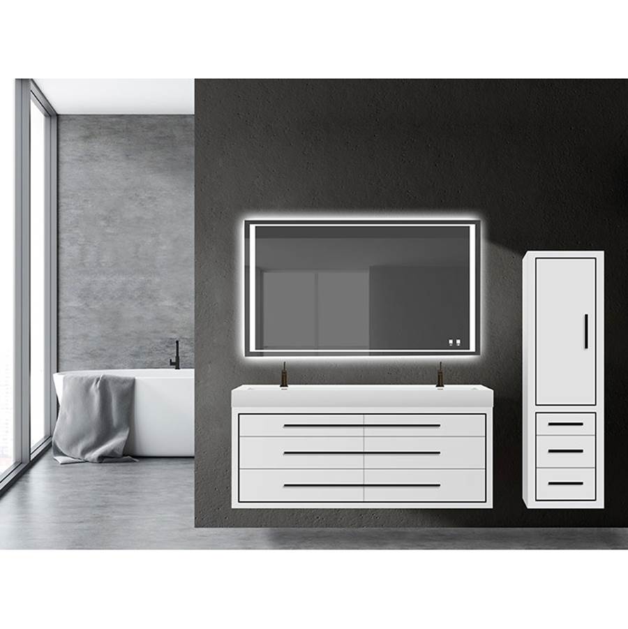 Madeli Linen Cabinet Bathroom Furniture item LCVI-201871-R002-WH-MB