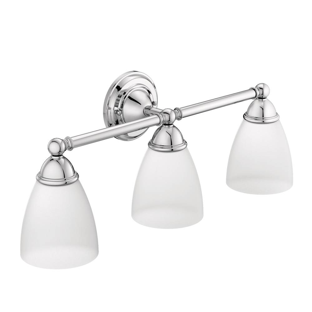 Moen Three Light Vanity Bathroom Lights item YB2263CH