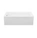 M T I Baths - AW153-WH-LH - Three Wall Alcove Air Whirlpool Combo