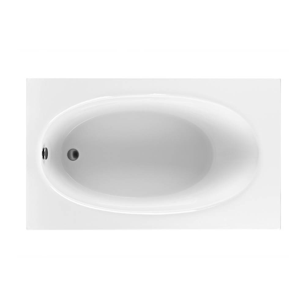 MTI Baths Drop In Soaking Tubs item MBSRO6036E-WH