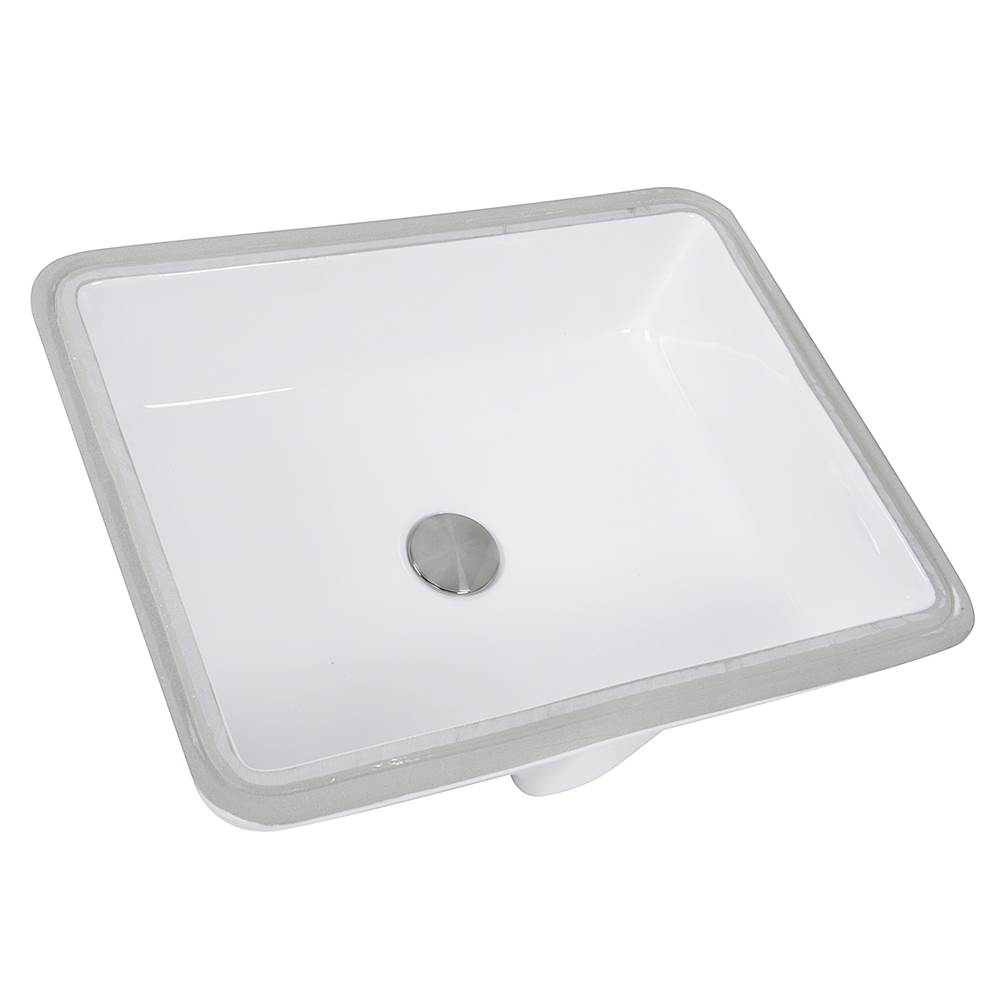 Nantucket Sinks Drop In Bathroom Sinks item GB-17x13-W