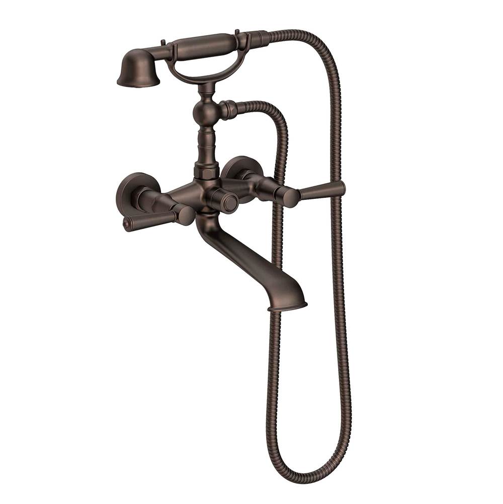 Newport Brass Deck Mount Roman Tub Faucets With Hand Showers item 1200-4283/07