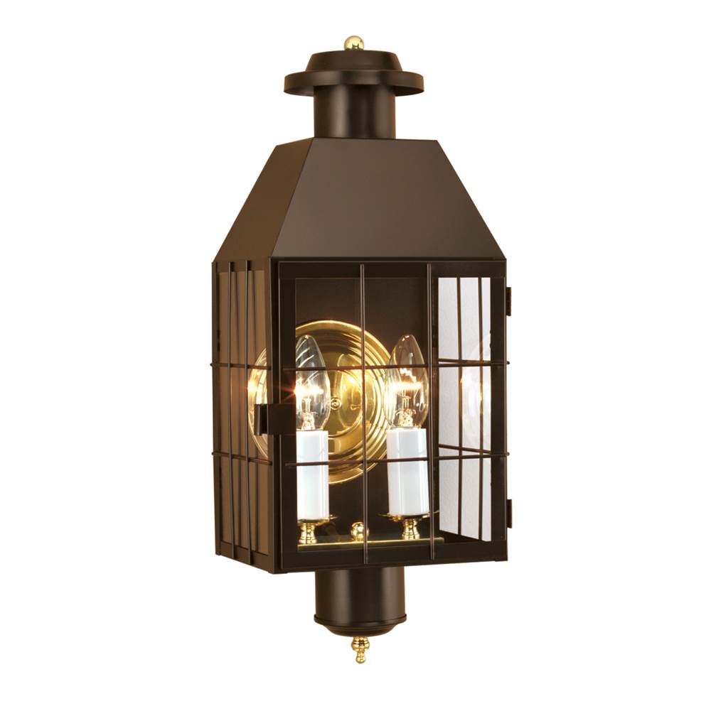 Norwell Wall Lanterns Outdoor Lights item 1093-BR-CL