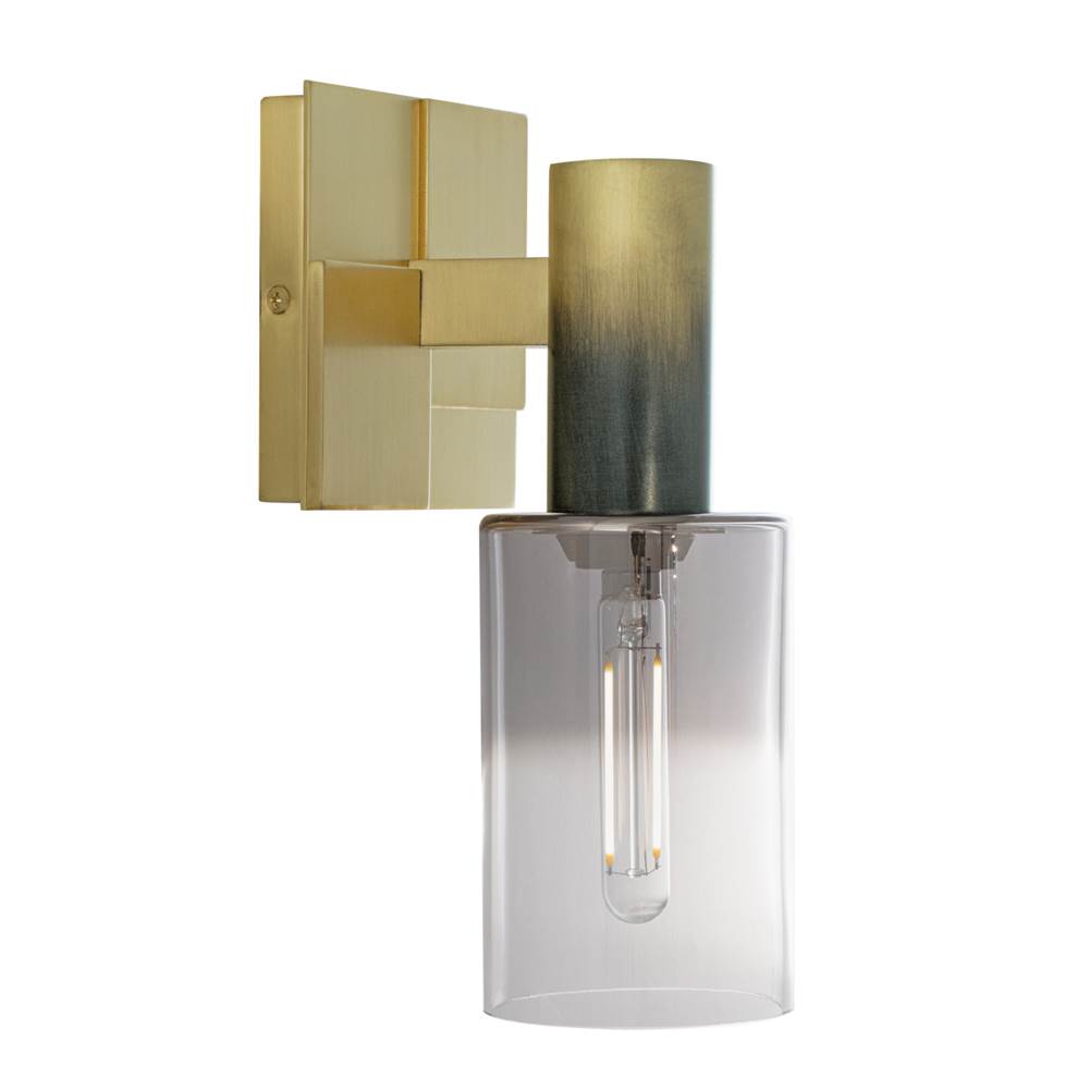Norwell Sconce Wall Lights item 8173-SBBK-CLGR