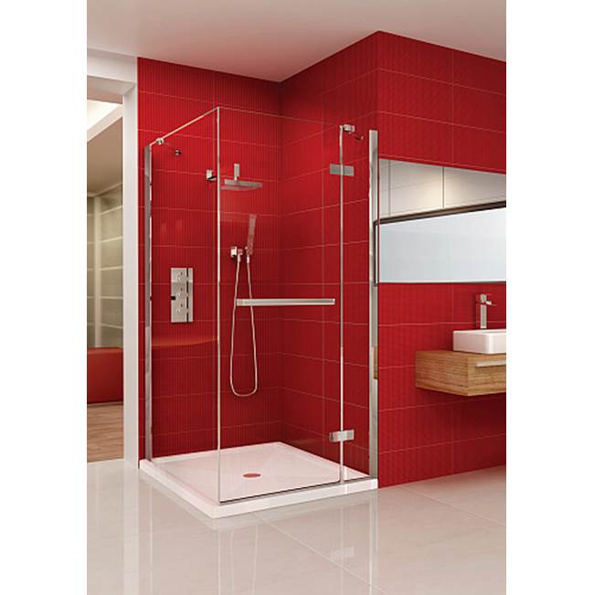 Oceania Baths Pivot Shower Doors item PB24242BK
