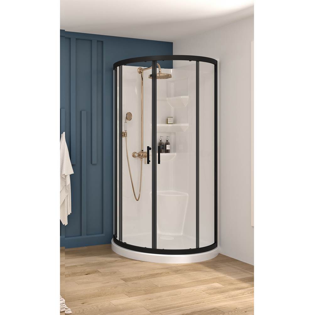 Oceania Baths Sliding Shower Doors item PRE3440BK