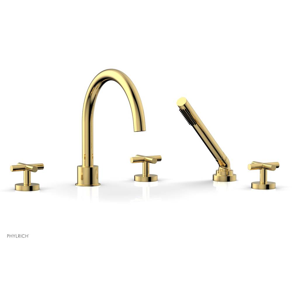 Phylrich Deck Mount Roman Tub Faucets With Hand Showers item 120-48/025