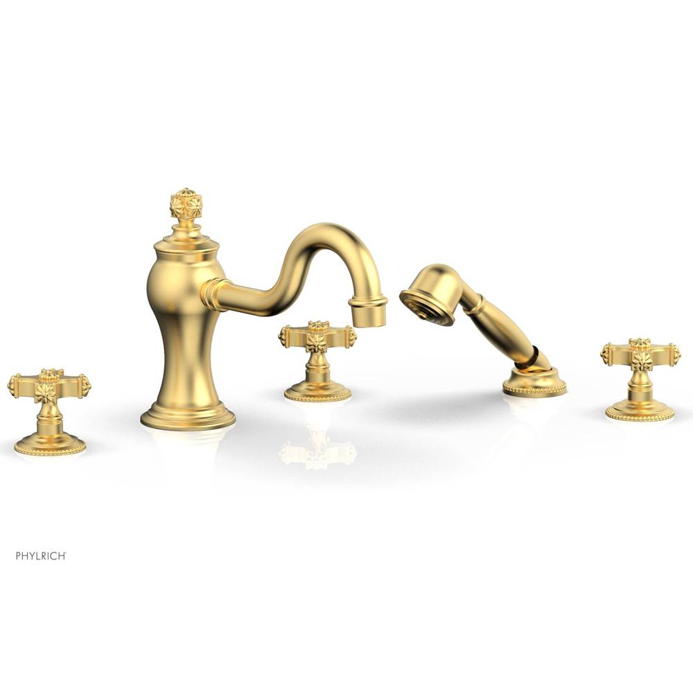 Phylrich Deck Mount Roman Tub Faucets With Hand Showers item 162-48/24B