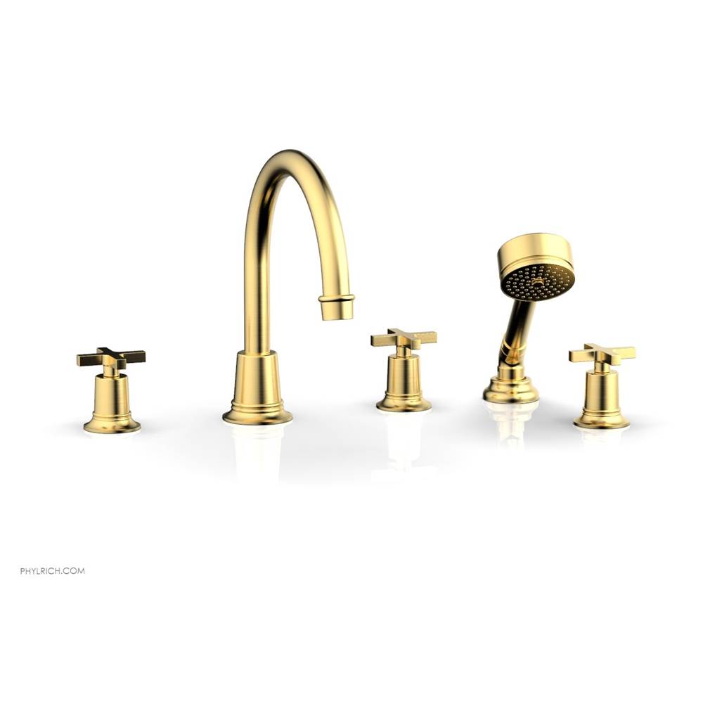 Phylrich Deck Mount Roman Tub Faucets With Hand Showers item 501-50/024