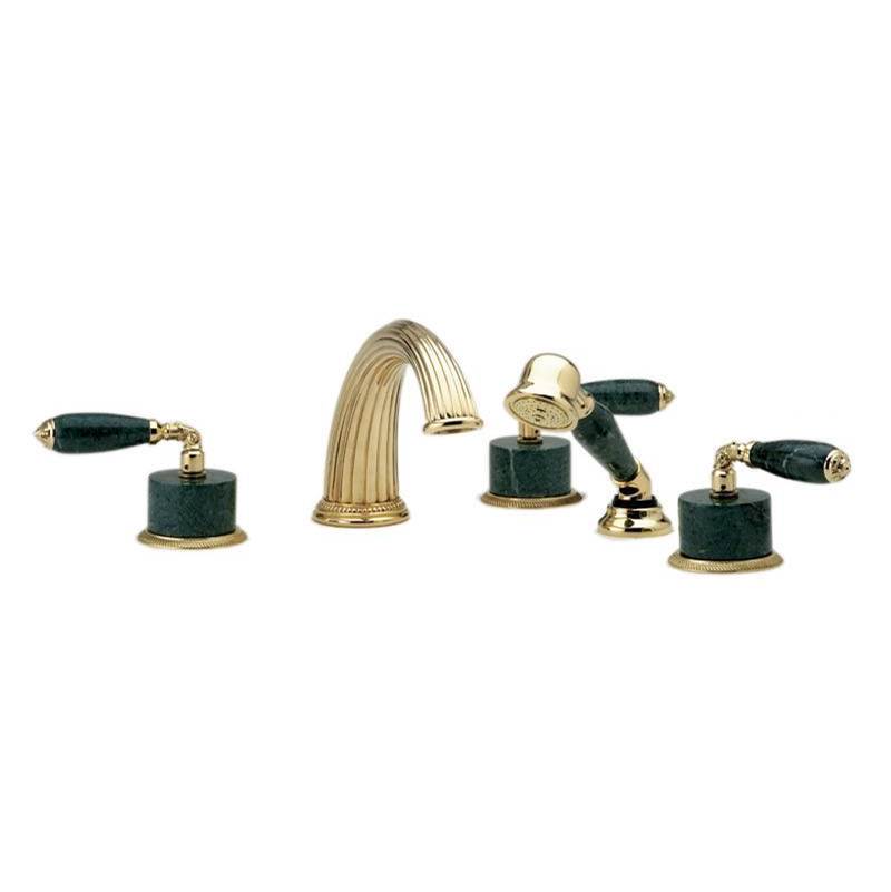 Phylrich Deck Mount Roman Tub Faucets With Hand Showers item K2338FP1-SF3