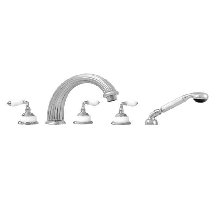 Sigma Deck Mount Roman Tub Faucets With Hand Showers item 1.322593T.80