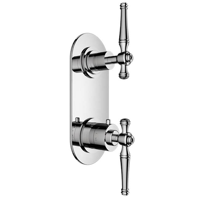 Santec Thermostatic Valve Trims With Integrated Diverter Shower Faucet Trims item 7196KL95-TM
